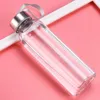 New Outdoor Sports Portable Water Bottles Plastic Transparent Round Leakproof Travel Carrying for Water Bottle Drinkware