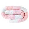 2.5M Bumper Snake Safe Anti-collision Crib Bumper Cot Long Pillow For Baby Bedding Supplies Crib Infant Room Decor