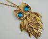 Collier Pendentifs Nouveau Style Vintage Hommes Femmes Magnifiquement Accessoires De Mode Hibou Collier Chaînes Colliers