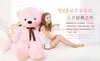 Giant Teddy Bear Kawaii Big 60 cm 80cm 100cm 120 cm Gevulde zachte pluche speelgoed Grote omhelzing beer children kinderen pop verjaardagscadeau