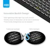 H20 Mini teclado inalámbrico Teclado retroiluminado táctil H20 con función de aprendizaje de infrarrojos Ratón recargable de 2,4 GHz