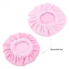 Microfiber Snabba Kvinnor Hårtorkning Bad Spa Wrap Handduk Hat Cap Turban Badtorkning Head Wrap Reversible Bathing Solid Färg