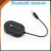 Adaptateur de récepteur de musique de récepteur audio Bluetooth avec prise jack 3,5 mm, couleur noir et blanc