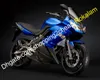 Blue Black Fairings dla Kawasaki Cowlings ER6F Zestaw Ninja 650R ER-6F ER 6F Motocykl Fairing Kit 2009 2010 2011