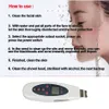 Bärbar LCD Ultraljud Hud Rengöring Ansikte Rengöring Acne Removal Spa Beauty Tool Facial Pore Clean Peeling Tone Lift