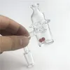 New 25mm quartz banger flat top thick bottom nail with 6 holes bubble spinning carb cap 2 pcs 6mm ruby terp pearls2084230