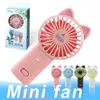 Protable Mini Fan Q18 desktop Fãs 3 ajustável fresco Handheld Fan USB recarregável para Escritório ao ar livre com Retail Box