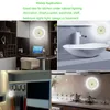 Luz nocturna COB temporizador regulable inalámbrico debajo del gabinete luces LED armario cocina dormitorio escalera Puck lámpara de armario