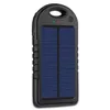 Banco de energia solar à prova d'água, porta USB dupla, luz LED Powerbank 10000mah6359849