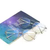 Vente en gros - Lunettes de vue à monture métallique polygone lentille claire fausses lunettes montures de lunettes de lunettes surdimensionnées pour femmes hommes Oculos De Gr