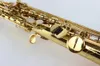 Suzuki SS-300 SOPRONANO SAXOFONE BRANCO GOLD LACKQUER TUBE SUAST BHE B (B) SAXOFONE SAX DE ALTA QUALIDADE COM CASO FRETE GRÁTIS