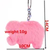 Elephant Plush Keychain Women Bag Car Pendant Cartoon Animal Elephant Key Chain Toy Pendant for Women Girls Gifts