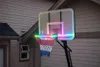 La luz solar del aro de la canasta LED juega por la noche El accesorio de borde de baloncesto iluminado lo ayuda a disparar aros por la noche Lámpara de tira LED 2019