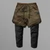 新しいスタイルの男性パンツアスレチックスポーツライニング夏のショーツフィットネスジムジョガーパンツの固体細い