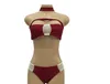 Pure color gauze spliced sexy sunshine beach bikini Tall waist Harness the spcial design high quality holiday kg-489
