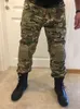 Camouflage militaire tactique pantalon armée uniforme militaire pantalon Airsoft Paintball combat cargo pantalon avec genouillères V191111