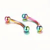 New Stainless Steel Eyebrow Nail Ring labret lip nail Body Piercing Jewelry Wholesale