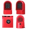 500W Personal Space Heater Mini Electric Desk Heater Fan Heater For Home Office Floor or Desktop - Black 110V