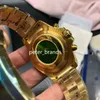 Orologio da polso automatico in oro ym con grandi diamanti lunetta 41mm orologio da uomo di alta qualità quadrante bianco acciaio inossidabile resistente all'acqua watc211o