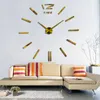 Wall Clock Watch Clocks 3d Diy Acrylic Mirror Stickers Living Room Quartz Needle Europe Horloge 3215085