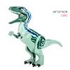 Duży rozmiar Dinozaur Jurassic Park Figurki Bloki Velociraptor Tyrannosaurus Rex Bloki Zestawy Kids Animal Zabawki Cegły Pudełko Prezent Jurassic Gra