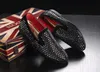 Полные сияющие кирпичи украшения мужские формальные древневые туфли мягкие подошвы скольжения мокасины большой размер вечеринка повседневная обувь 1AA26