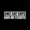 Holdfast 15 3 5 2 cm Tylko gejowie gejowie dają mi bilety zabawna naklejka samochodowa CA-1078223Z