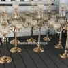 кристалл candedabras centerpieces