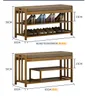 Schoenkast Verandering De voetenbank Deur Woonkamer Meubels Eenvoudige Moderne Ontvangst Kabinetten Solid Wood Bed Tail Bench Multifunctionele voetenbankjes