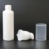 15ml 30ml 50ml White Plastic Cosmetic Airless Pump Bottle for Hand Face Body Eye Cream Lotion Dispenser Airless Cosmetic Container Bottle