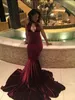 Custom Made Mermaid Prom Dresses 2019 Sexy Elegant Jewel Neck Formal Evening Dresses Ruffles Sweep Train Backless Cocktail Party Gowns