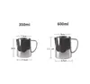 Tasses à café en acier inoxydable de 350 ml Gobelet anti-brûlure avec poignée Tasses à capsules Voyager en plein air Camping Voyage Café Tasse à bière GGA2092