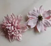 Dahlia crisântemo simulação de cabeça de lã Dahlia decoração de casamento por atacado coroa de flores anel de cabeça com coroa de flores da floresta WY1347