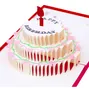 Buon compleanno torta 3D pop-up biglietti di auguri di carta handmade per bambini per bambini amante festivo festa rifornimenti