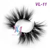 VMAE Factory Whole Sexy Cheap Makeup 3D 5D 25mm Lång fluffig Mink Eyelash Soft Natural Strips Faux False Lashes Real Mink9829532