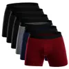 Underpants 6pcs lote de estilo longo boxers boxers homme roupas de roupa íntima boxeador algodão respirável sob desgaste chegou y864285k