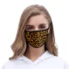 Hayvan Baskı Yüz Maskesi Pamuk tül Karşıtı Toz Yeniden Yıkanabilir Leopar 3D Baskılı Yetişkin Moda Maskeler Tasarımcı HHA1432 Maske