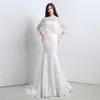 Elegant Gowns Sweetheart With Wrap Mermaid Lace Long Wedding Party Bride Dresses For Women Wedding Dresses DH4196