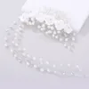 White Pearls Bridal Hair Pins Floral Flower Jewelry Bridal Hair Half Up Wedding Hair Accessories Vintage Wreath Wedding Comb