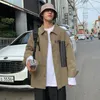 Hong Kong Wind Chic Veste Hip Vêtements Lazy Wind Hommes Hop vrac XL Workwear Shirt Europe et la rue États-Unis Tide50CS