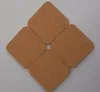 1000 pcs Quadrado Natural De Madeira Copo De Café Mat Resistente Ao Calor Cortiça Coaster Mat Chá Bebida Vinho Pad Decoração de Mesa SN2547