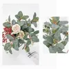 Baies artificielles branches d'eucalyptus vert faux fruits feuille pour la maison boutique mariage arrangement floral décoration flowers244w