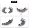 3D Eye Lashes Thick False Eyelashes 5 Pairs of False Eyelashes Eye Makeup Mink False Lashes Soft Natural 12 Models free shipping