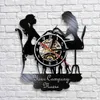 Personalizzato Spa Salon Bussiness Wall Sign Decorazione della parete Nail Salon Personalizzato Il tuo nome Orologio da parete Orologio da parete alla moda polacca Y2001108820310