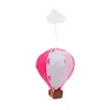 3D feltro colorato Hot Air Balloon Decoration Bandiera casa compleanno decorazioni sveglie con la nube Baby Room YQ01388