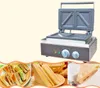 110v 220v Electric Baking Pans Commercial Sandwich Machine Breakfast Bread Toaster Oven Kitchen Equipment Waffle Machine