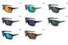 Gafas al por mayor VERANO ciclismo deportes gafas de sol de moda mujeres hombres revestimiento reflectante Estilo de ciclismo de playa 8 colores Buena MOQ = 10pc
