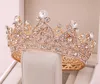 Rhinestone full circle heart shaped crown bridal tiara bridal crown hair accessory