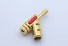 Freeshipping 12pcs Screw Locks HIFI Banana Connector Y Tipo Banana Pllug para Audio Video Amplifier Speaker Fio Conector