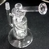 Recycler Dab Rigs Bong Hookahs Glass Oil Rig 14mm Bowl Fab Egg Beaker Bong Female 9inch Water Pipes Smoke Accessories